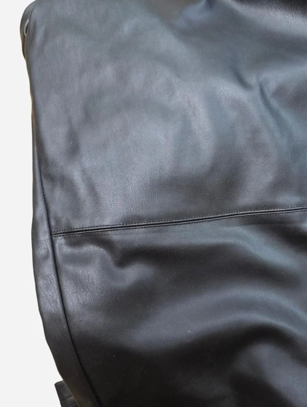 Zara black faux